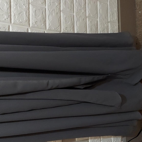 Azazie Everett Dress Steel Gray Size 8 - Picture 9 of 16